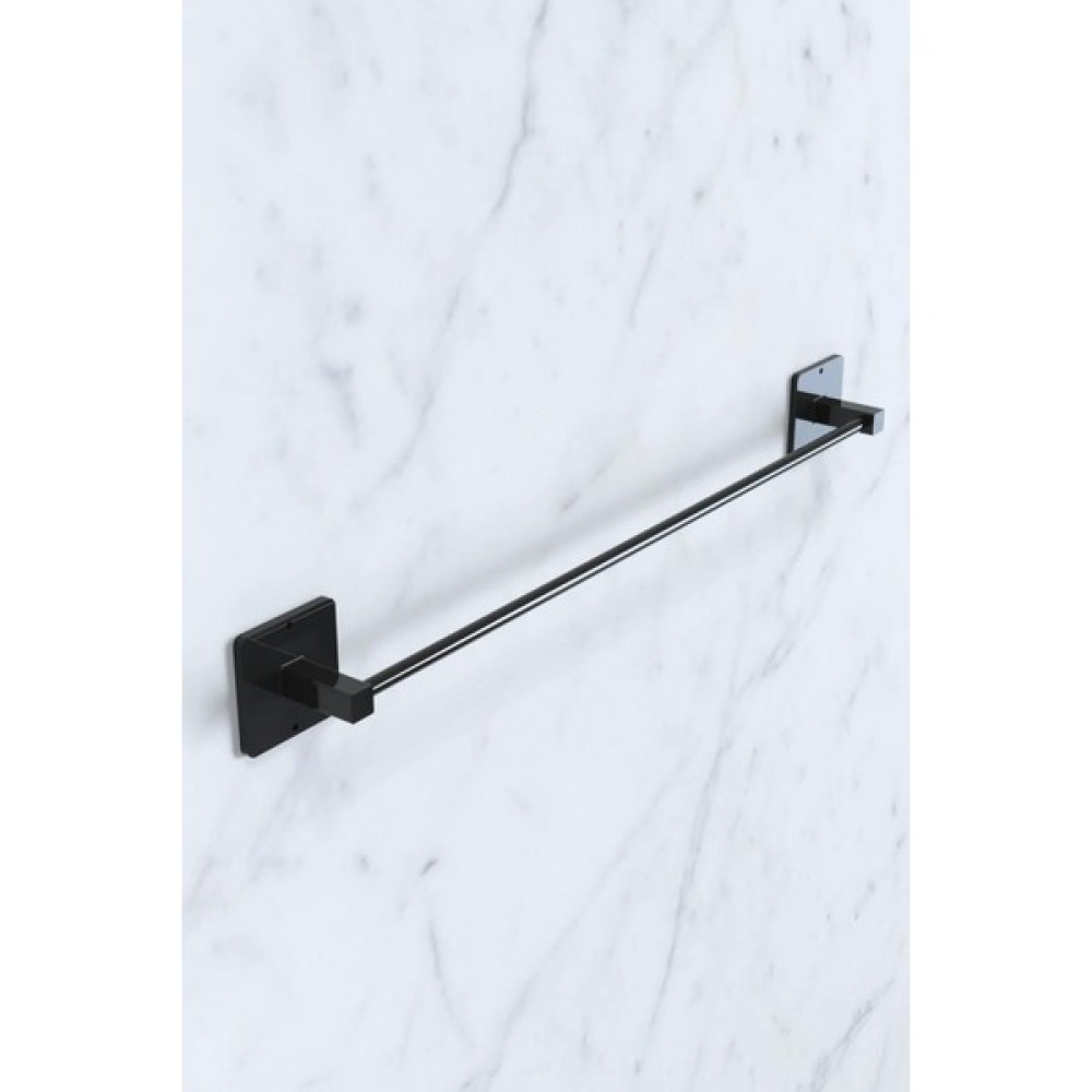 KKarteya Yapışkanlı Siyah Uzun Havluluk Pratik ve Şık Banyo Mutfak Havluluk Banyo Askılık Fiyatı