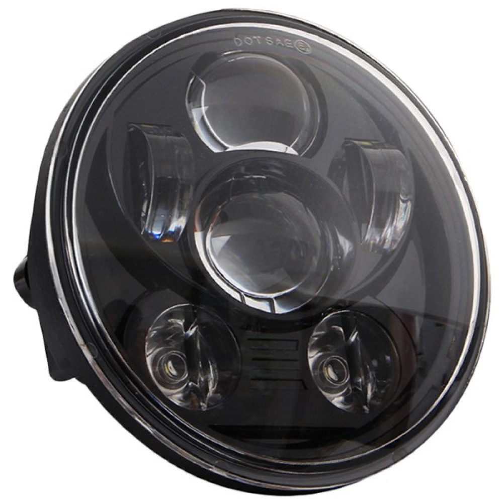 KKmoon 5.75 Inç LED Far Motosiklet Projektör Far Süper Geniş (Yurt Dışından) - Standart - Siyah Motorsiklet Lambaları Fiyatı