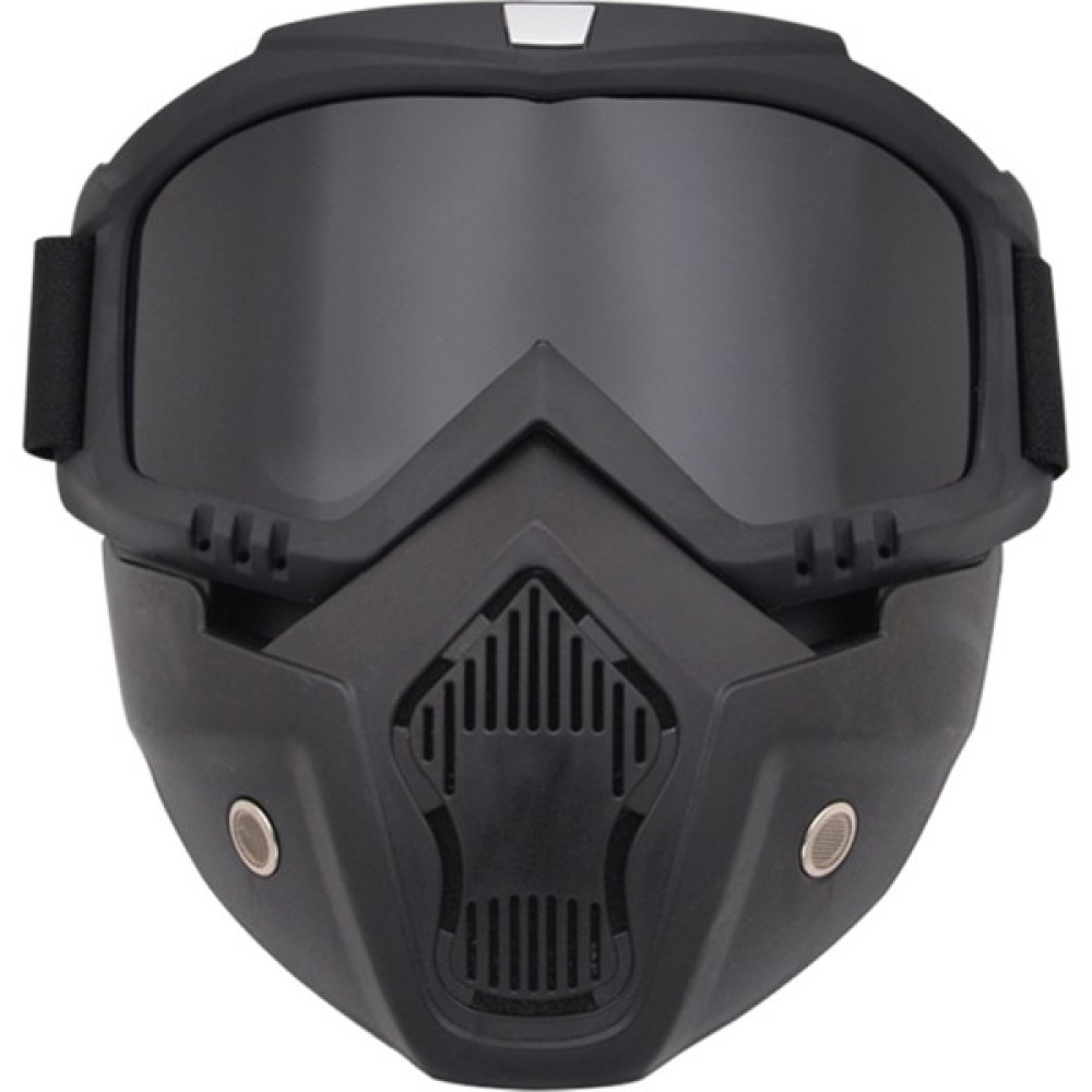 KKmoon Modüler Maske Ayrılabilir Gözlük Motosiklet Yarış Kask (Yurt Dışından) - Standart - Gri Motorsiklet Kaskları Fiyatı