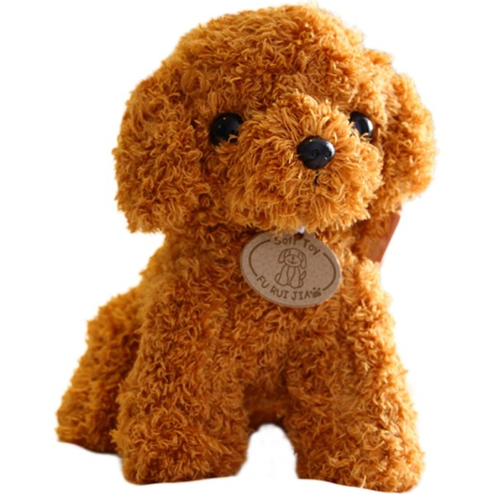 KKmoon Toptan Simülasyon Oyuncak Köpek Peluş Oyuncak Bebek (Yurt Dışından) - Açık Kahverengi Peluş Oyuncaklar Fiyatı