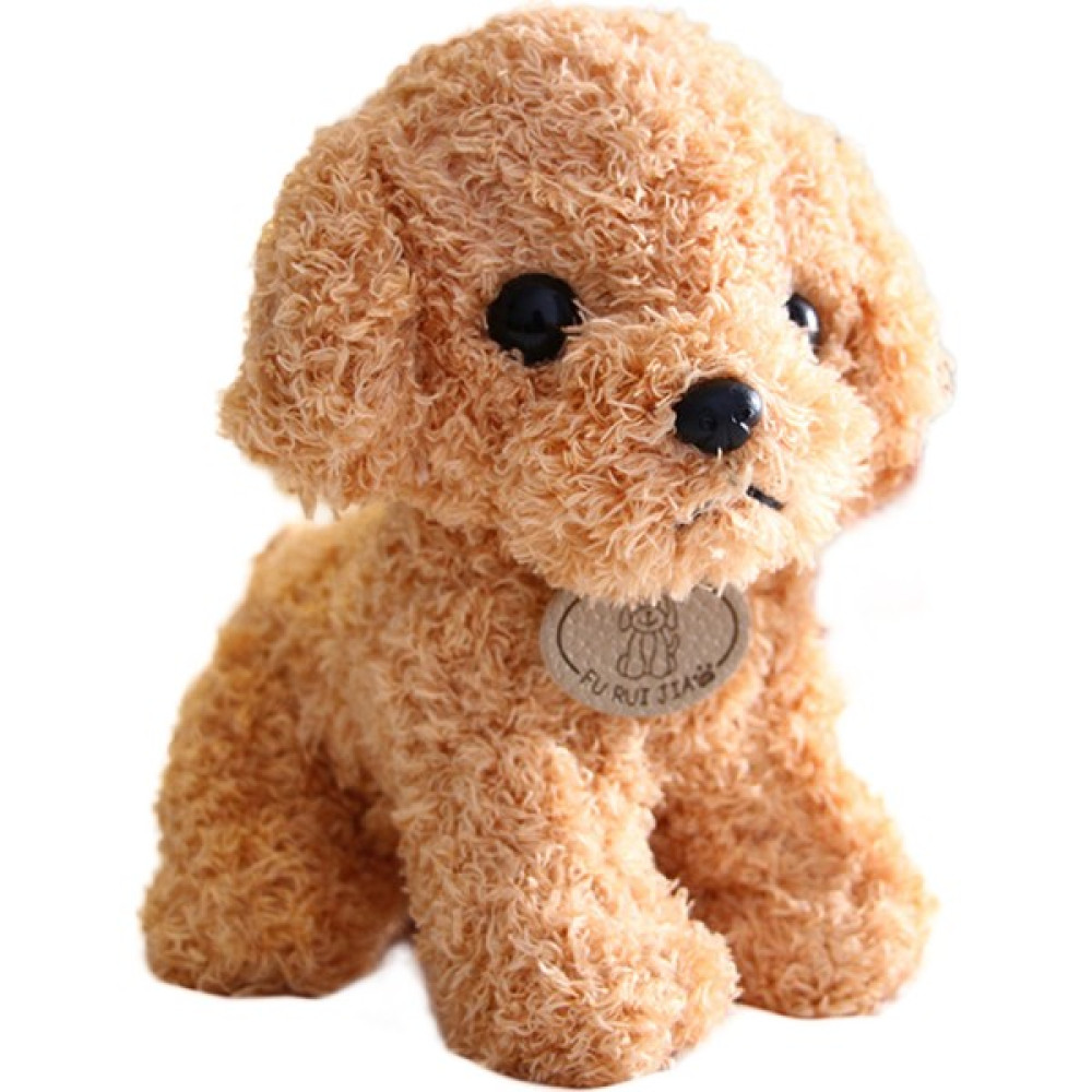 KKmoon Toptan Simülasyon Oyuncak Köpek Peluş Oyuncak Bebek (Yurt Dışından) - Bej Peluş Oyuncaklar Fiyatı