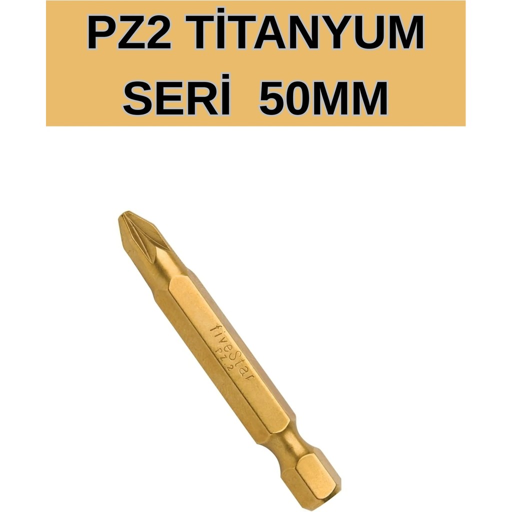 Kl Home 3 Adet - Pz2 x 50MM Titanyum Seri Bits Uç Vidalama Diğer Fiyatı