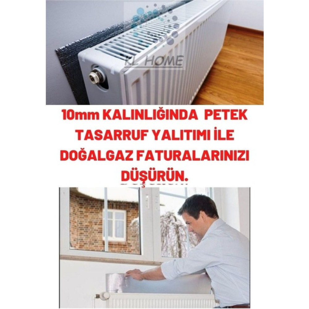 Kl Home 6 ADET-10MM Kalınlık Tasarruf Için Kalorifer Petek Arkası Isı Yalıtım Levha Doğalgaz Fatura Düşürün Dış Cephe Yalıtım Malzemeleri Fiyatı