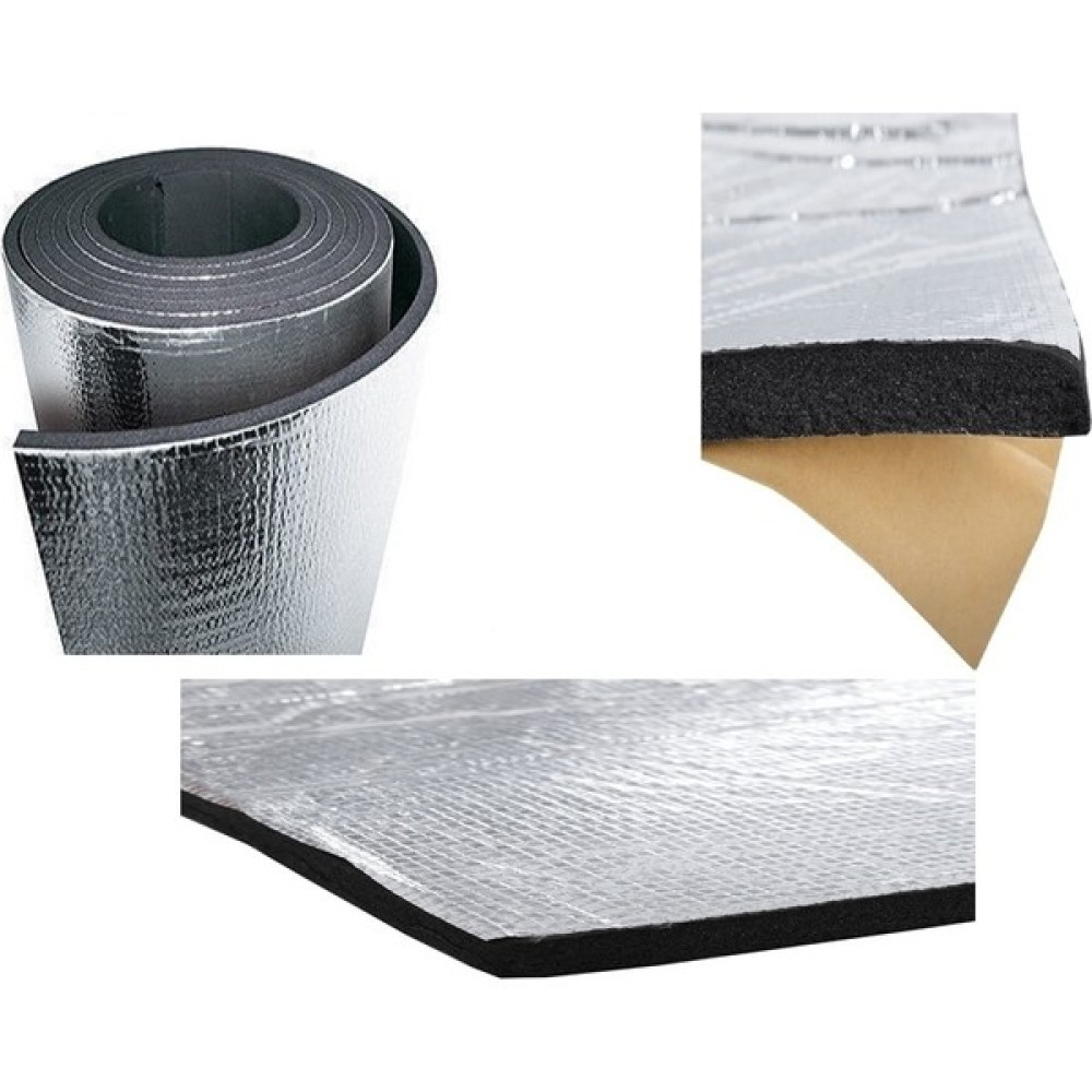 Kl Home 9mm kalınlık- 200*100 cm (2m2) Alüminyum Folyo Kaplı Oto Araç Kaput Ses Yalıtım Süngeri Yapışkanlı Alev Almaz - 200 x 100 cm Dış Cephe Yalıtım Malzemeleri Fiyatı