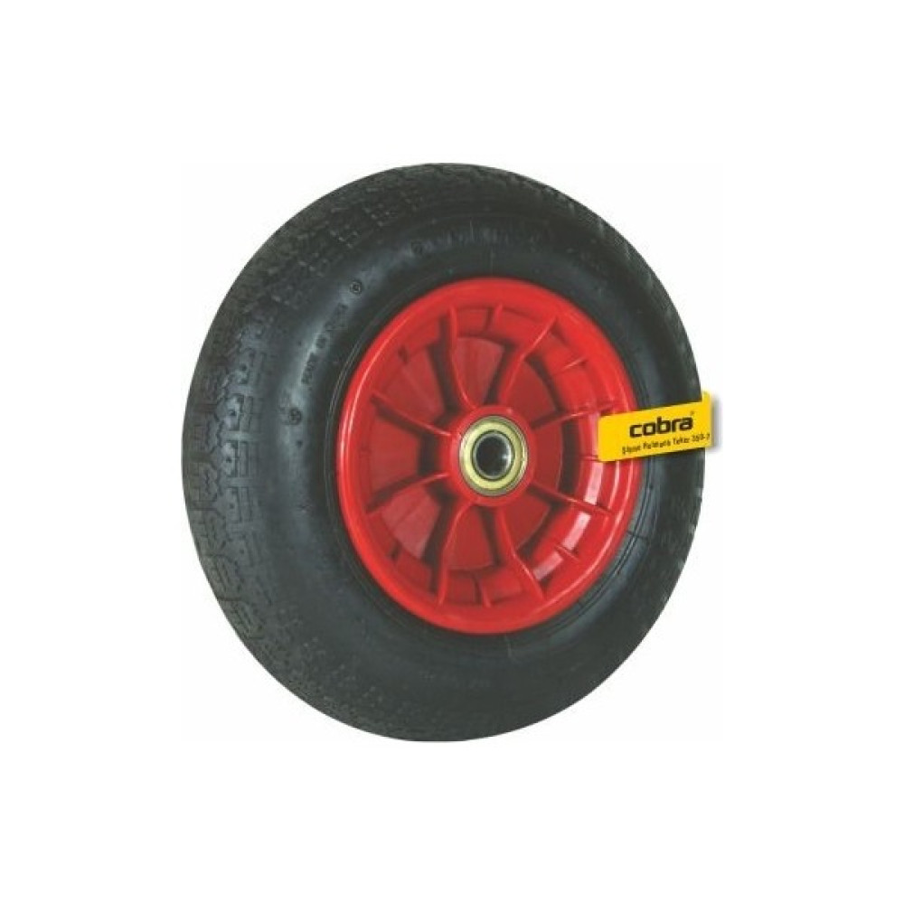 Kl Home Cobra Şişme Tekerlek Plastik Bilyalı Jantlı Rulmanlı Teker 350-7MM Nalburiye & Hırdavat Fiyatı