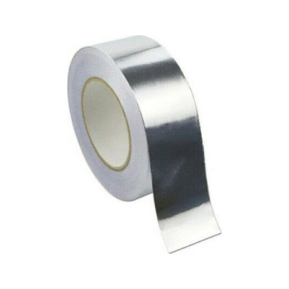 Kl-Home Yapışkanlı Yanmaz Alüminyum Folyo Bant (Aspiratör Esnek Flex Borusu-Soba Borusu KULLAN)48MMX10 Metre - 1 Adet Nalburiye & Hırdavat Fiyatı