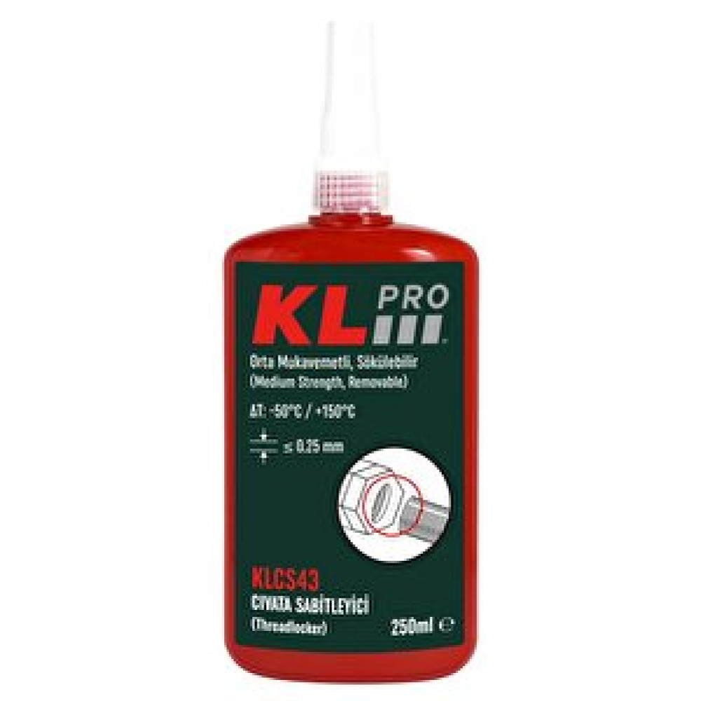 KL PRO Klpro 250ml. Civata Sabitletici Orta Mukavemetli Yapıştırıcı Fiyatı