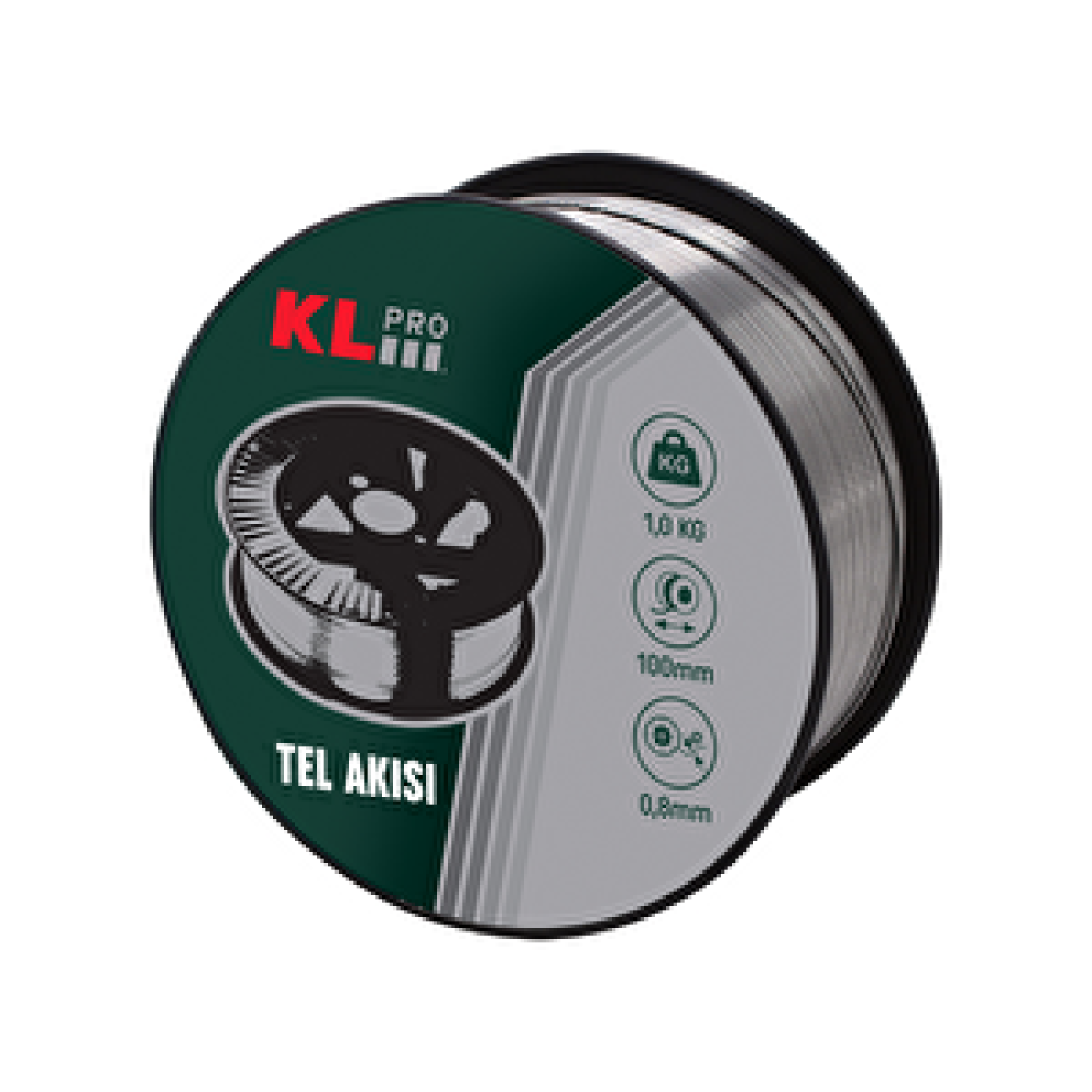 KL PRO Klpro Klaft08 0.8mm 1kg Gazsız Gazaltı Kaynak Teli (flux) Kaynak Makineleri Fiyatı