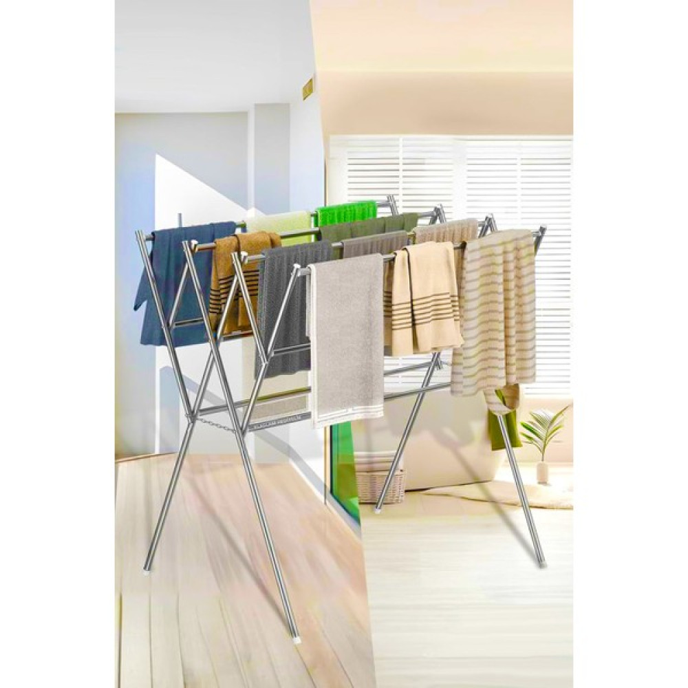 Klascam Hediyelik Çamaşır Kurutmalık Çamaşırlık Alüminyum Çamaşır Kurutma Makinesi Paslanmaz Çamaşır Kurutucular 80 x 96 x 98 - 1 Adet Çamaşır Kurutma Makineleri Fiyatı