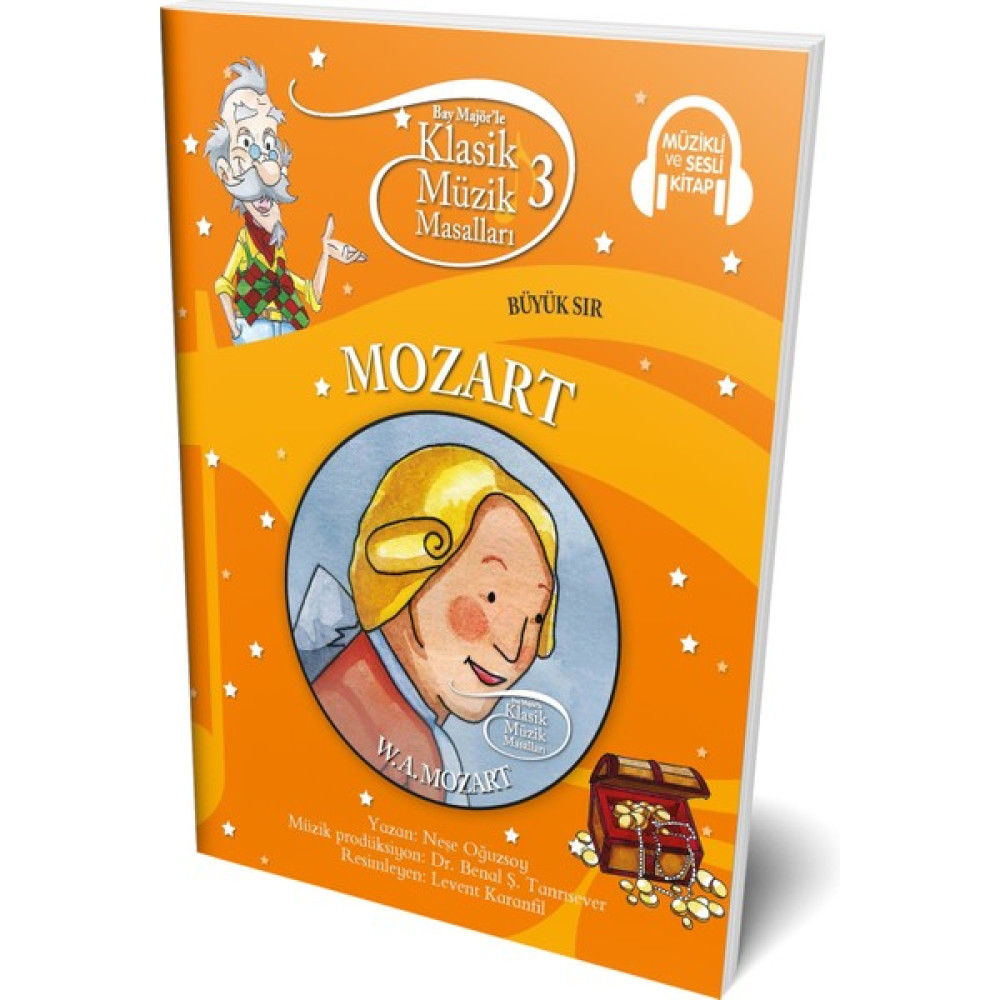 Klasik Müzik Masalları 3: Mozart - Büyük Sır (Müzikli ve Sesli Kitap) - Karton Kapak Çocuk Masal Fiyatı