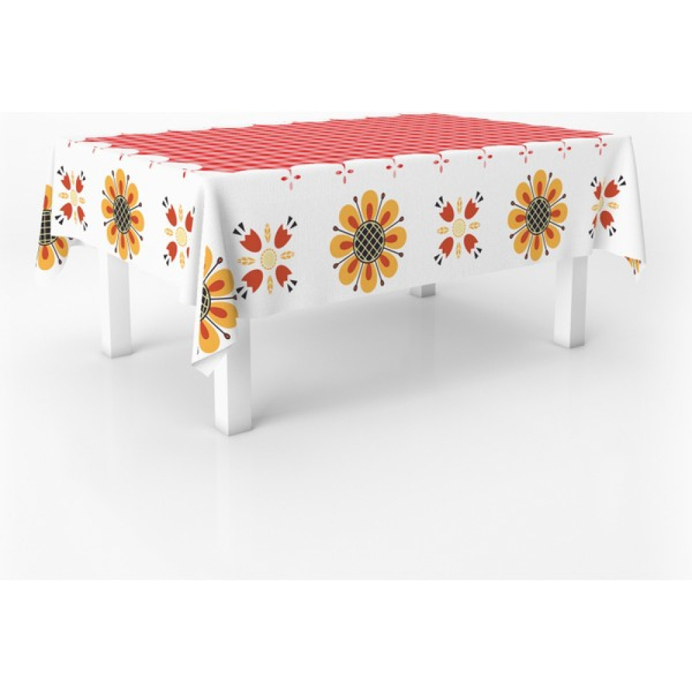 Klasik Okul Sıra Masa Örtüsü - Dertsiz, Leke Tutmaz, Kolay Temizlenir - 150 x 220 cm - Kırmızı Masa Örtüsü Fiyatı