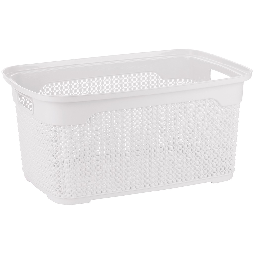 Klassy Damla Çok Amaçlı Çamaşır Sepeti – 30 Lt - 345 x 495 x 235 mm - Beyaz Diğer Fiyatı