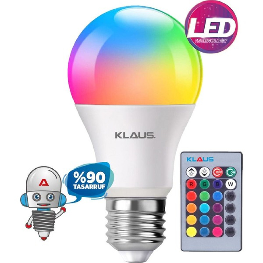 Klaus Renk Değiştirebilen Uzaktan Kumandalı LED Rgp Lamba Led Aydınlatmalar Fiyatı