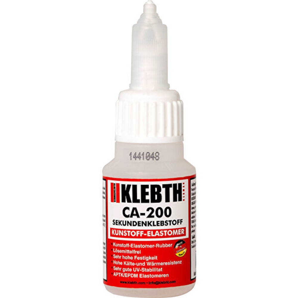 Klebth CA-200 Elastik Epdm Fitil ve Plastik Yapıştırıcısı Nalburiye & Hırdavat Fiyatı