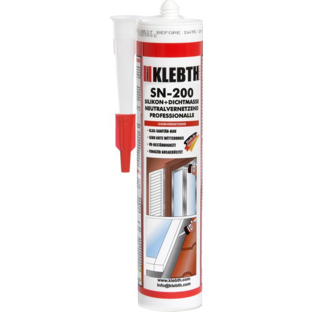 Klebth SN-200 Neutral Sılıkon 310 ml Beyaz Nalburiye & Hırdavat Fiyatı