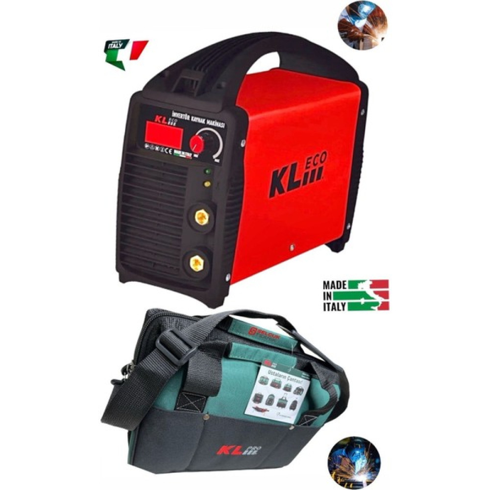 Kleco 160 Amper Italyan Kaynak Makinesi Çanta li 4 mm Elektrod Yakar Kaynak Makineleri Fiyatı
