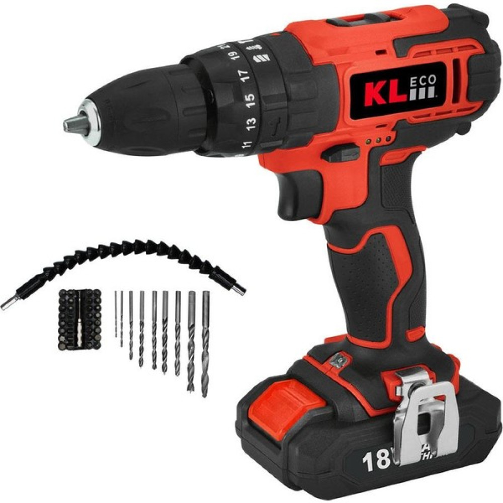 Kleco KE18DM-20DB 18VOLT/1.5AH Li-Ion Çift Akülü Darbeli Matkap Elektrikli El Aletleri Fiyatı