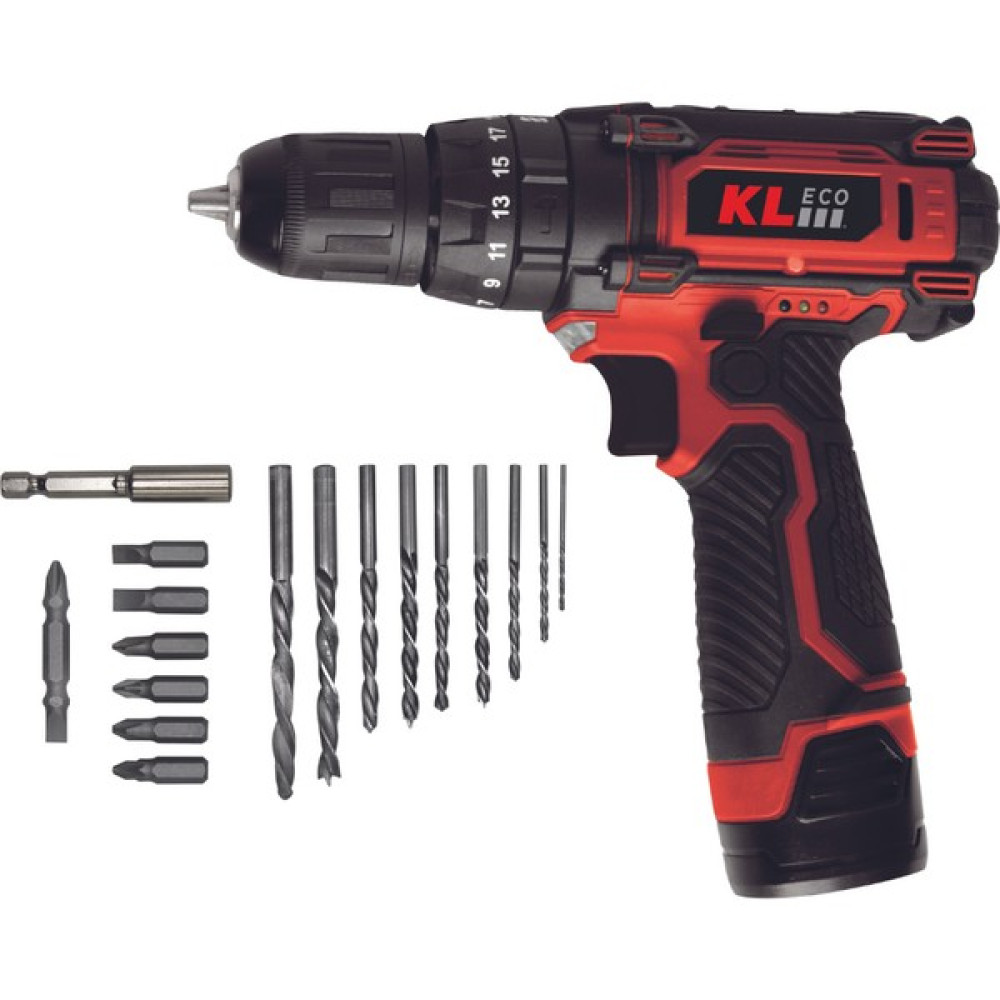 Kleco KE2220DM-DB 12V/2AH. Çift Akülü Li-Ion Şarjlı Darbeli Matkap Elektrikli El Aletleri Fiyatı