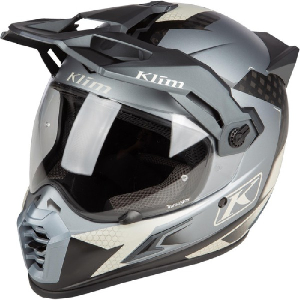 Klim Krios Pro Karbon Adv Charger Motosiklet Kaskı Gri - M Motorsiklet Kaskları Fiyatı