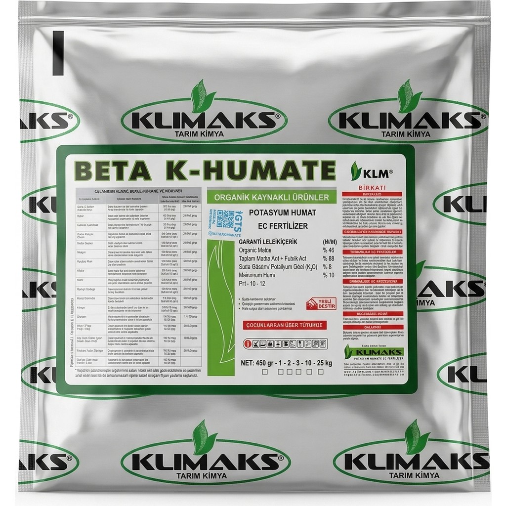 Klimaks Beta K-Humate: %65 Yüksek Konsantrasyonlu Potasyum Humat Diğer Fiyatı