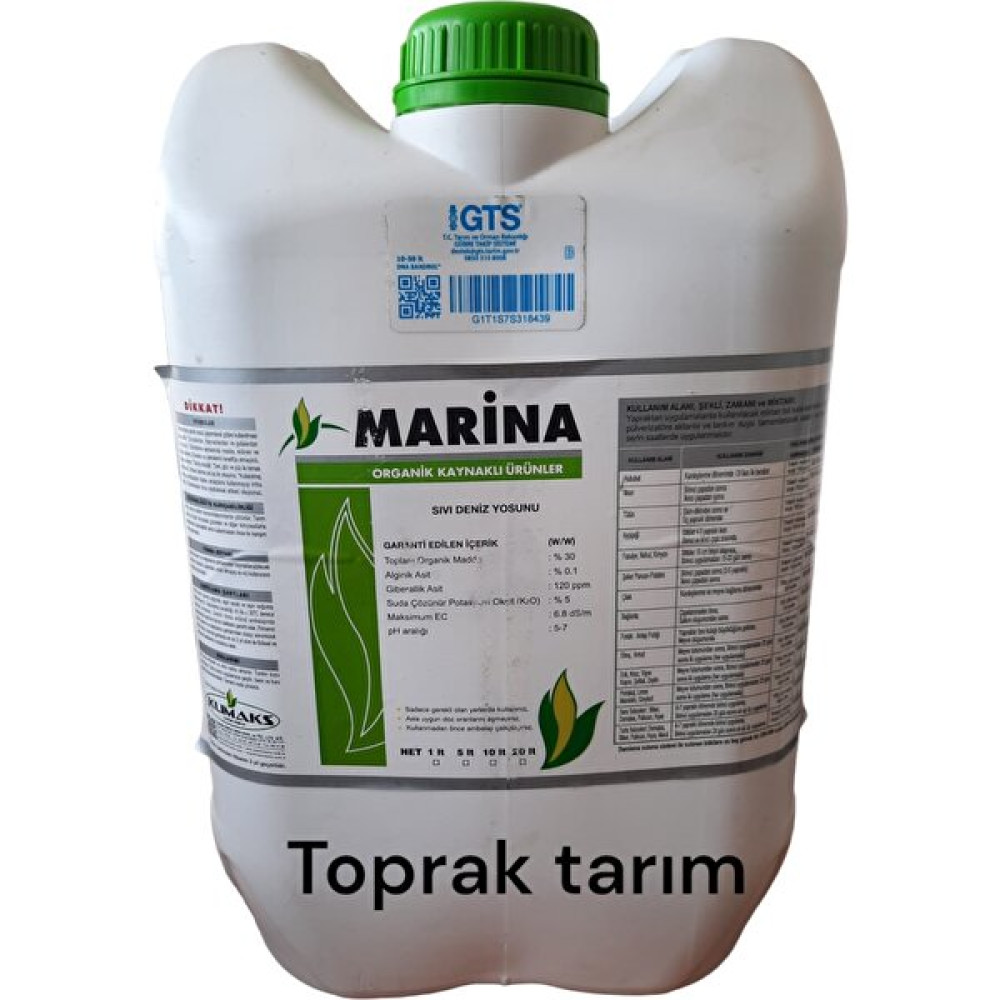 Klimaks Marina Organik Sıvı Deniz Yosunu Gübresi 20 Lt Gübre Fiyatı