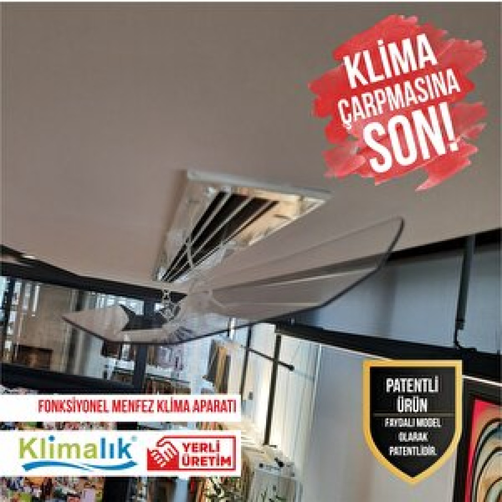 Klimalık Lineer Menfez Klima Aparatı Klimalık 100cm Klima Yedek Parça Fiyatı
