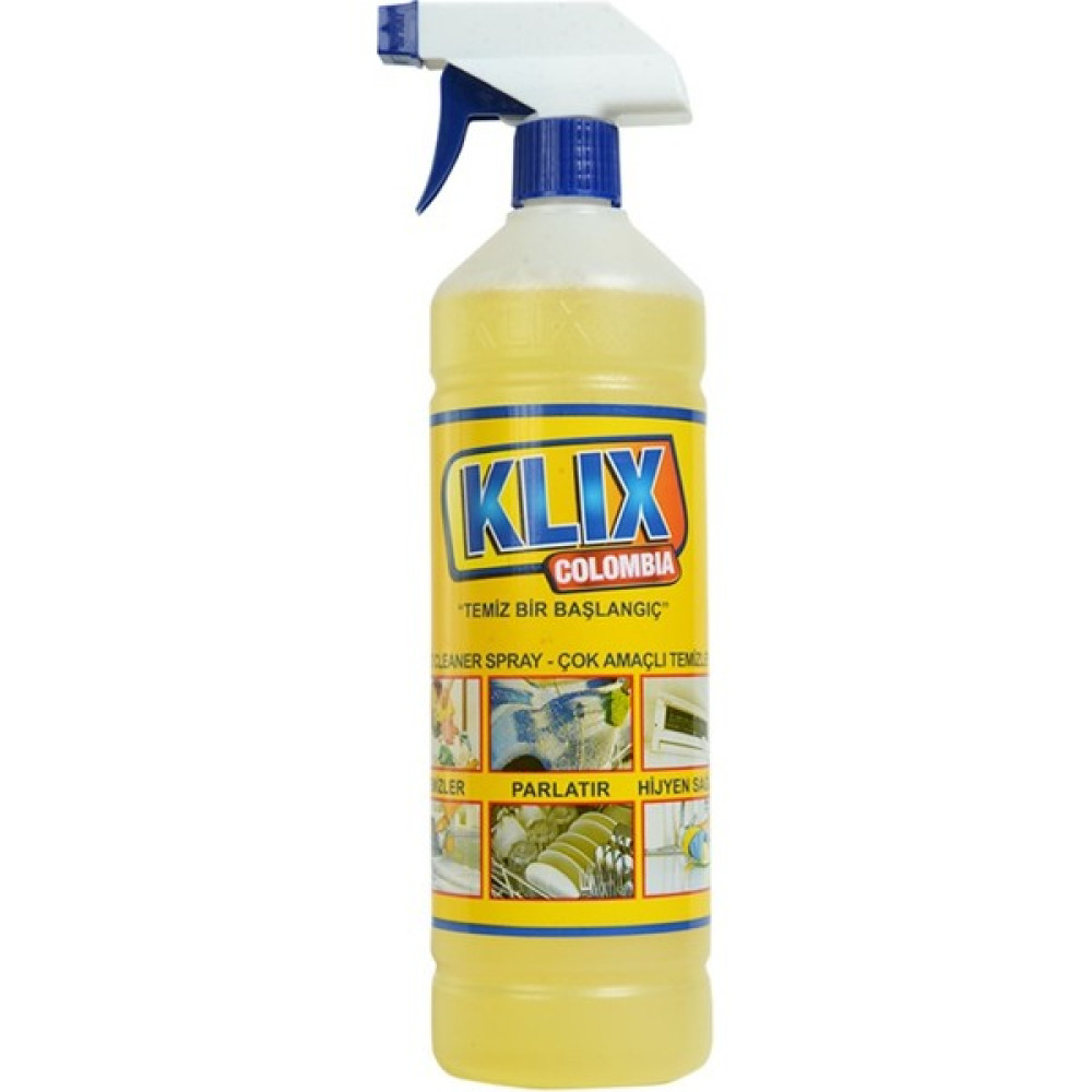 Klix Colombia Çok Amaçlı Araç İçi Temizleyici 1 Lt Oto Genel Temizlik Fiyatı