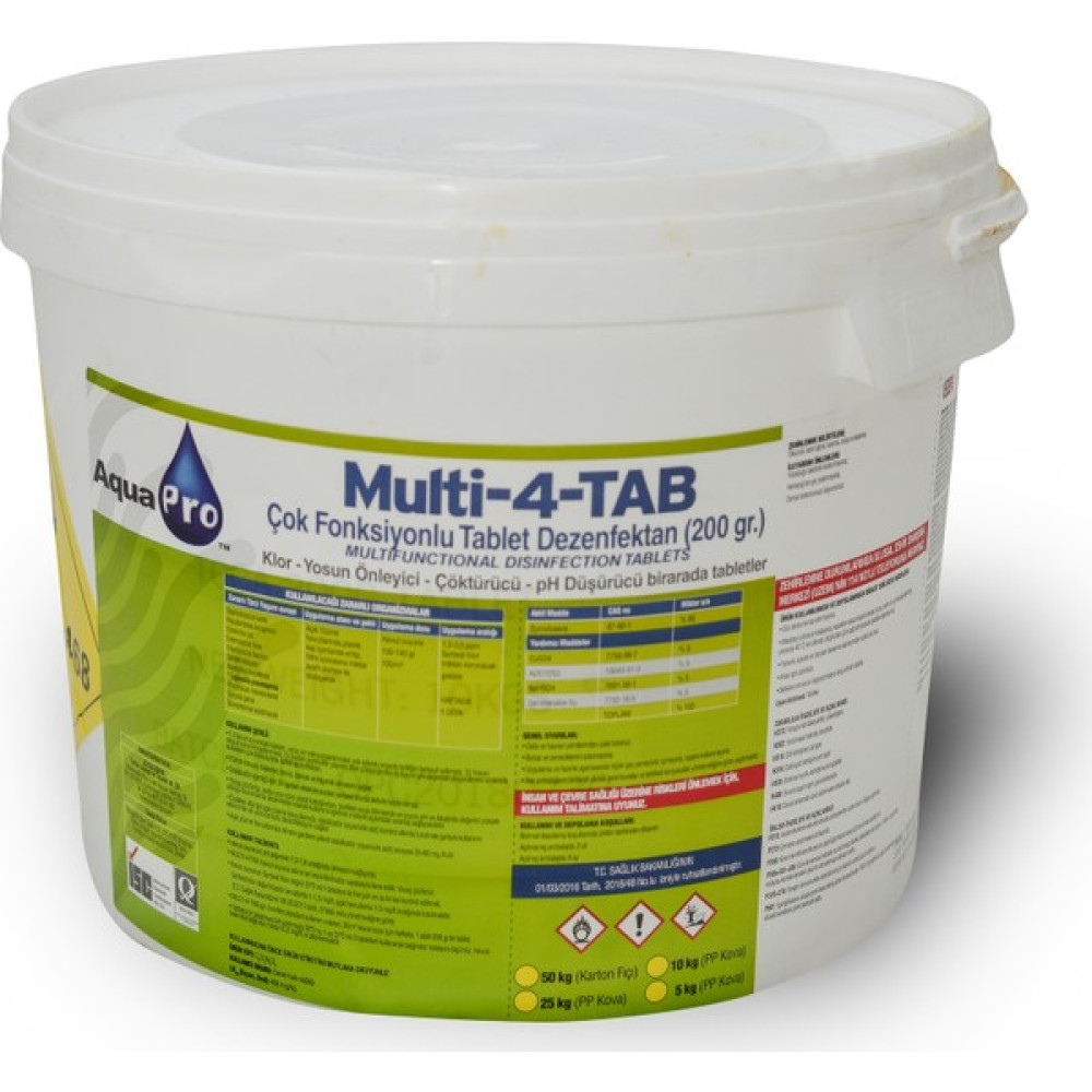 Klor % 90 Multi Tablet 10 Kg Bahçe Malzemeleri Fiyatı