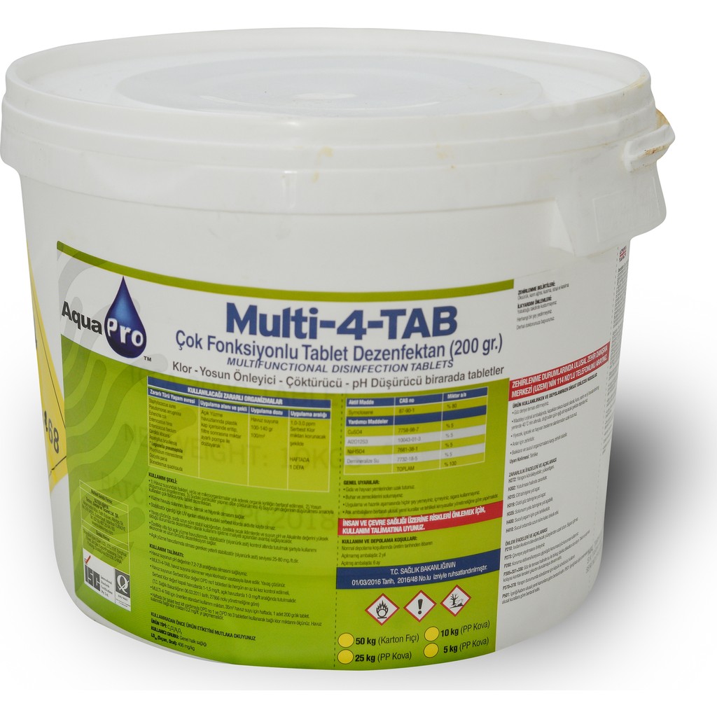 Klor % 90 Multi Tablet 10 Kg Bahçe Malzemeleri Fiyatı