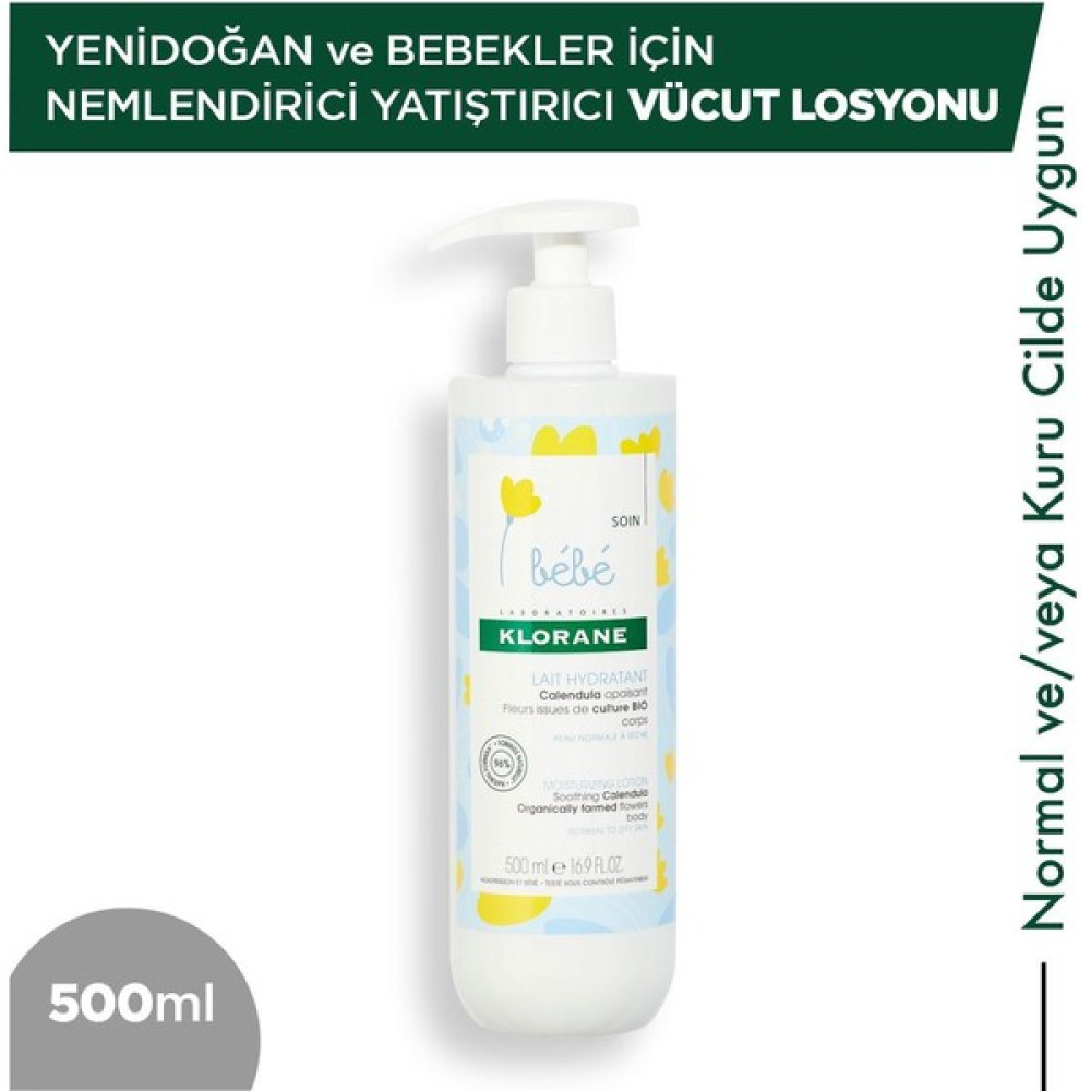 Klorane Bebe Nemlendirici Losyon 500 ml - Renkli Bebek Bakım Fiyatı