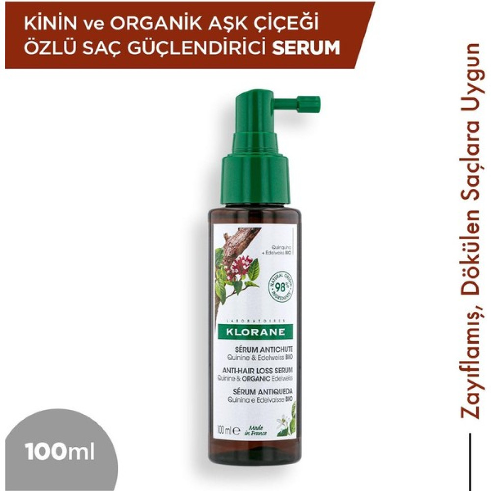 Klorane Kinin Ve Organik Aşk Çiçeği Özlü Serum 100 Ml - 1 Saç Bakım Maskeleri & Serumlar & Spreyler Fiyatı