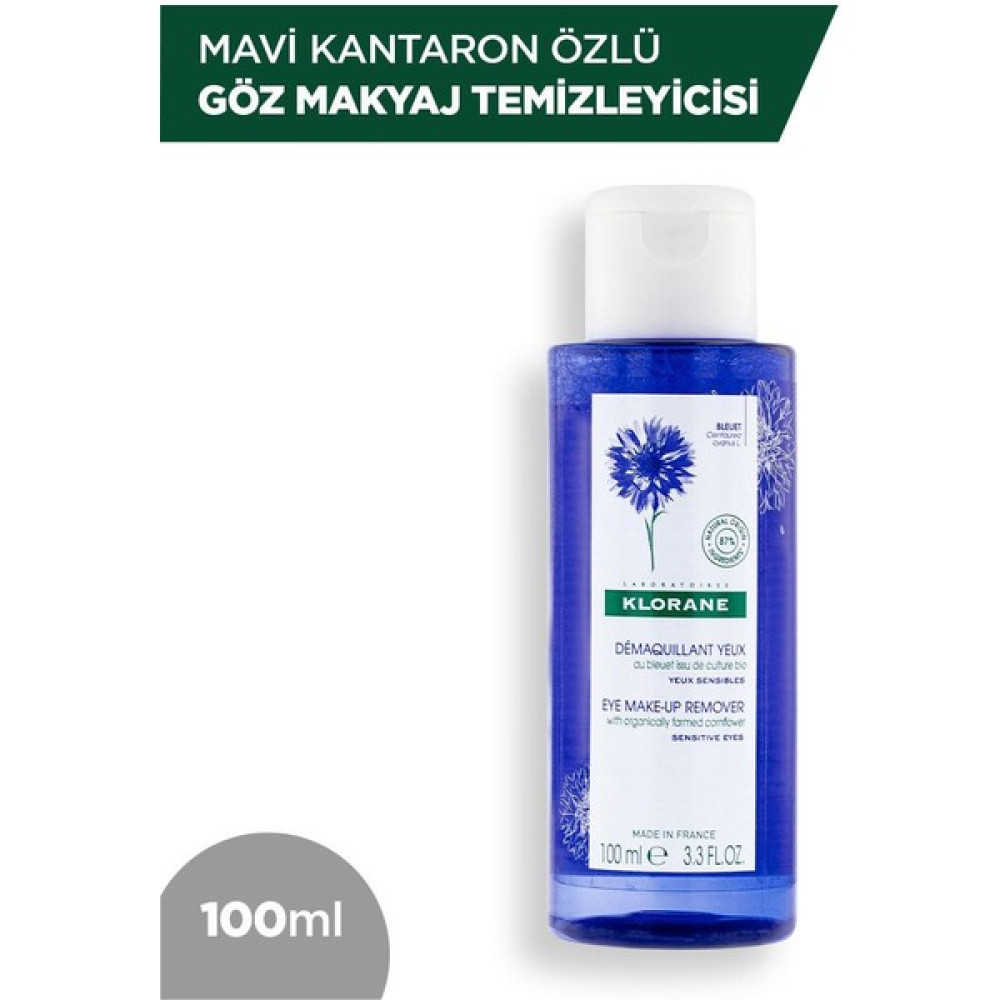 Klorane Mavi Kantaron Özlü Göz Makyaj Temizleyicisi 100 Ml Makyaj Temizleyicileri Fiyatı