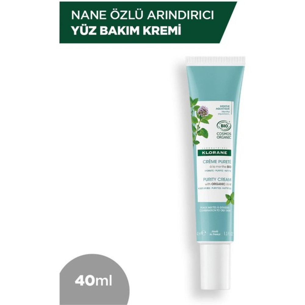 Klorane Nane Özlü Arındırıcı Yüz Bakım Kremi 40 Ml Nemlendiriciler Fiyatı