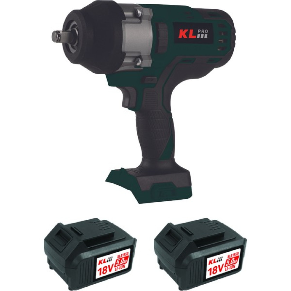 Klpro KLSS18BHX-50 18V/5.0AH. 800NM Kömürsüz Çift Akülü Şarjlı Somun Sıkma/sökme Makinesi Somun Sıkma Makinesi Fiyatı