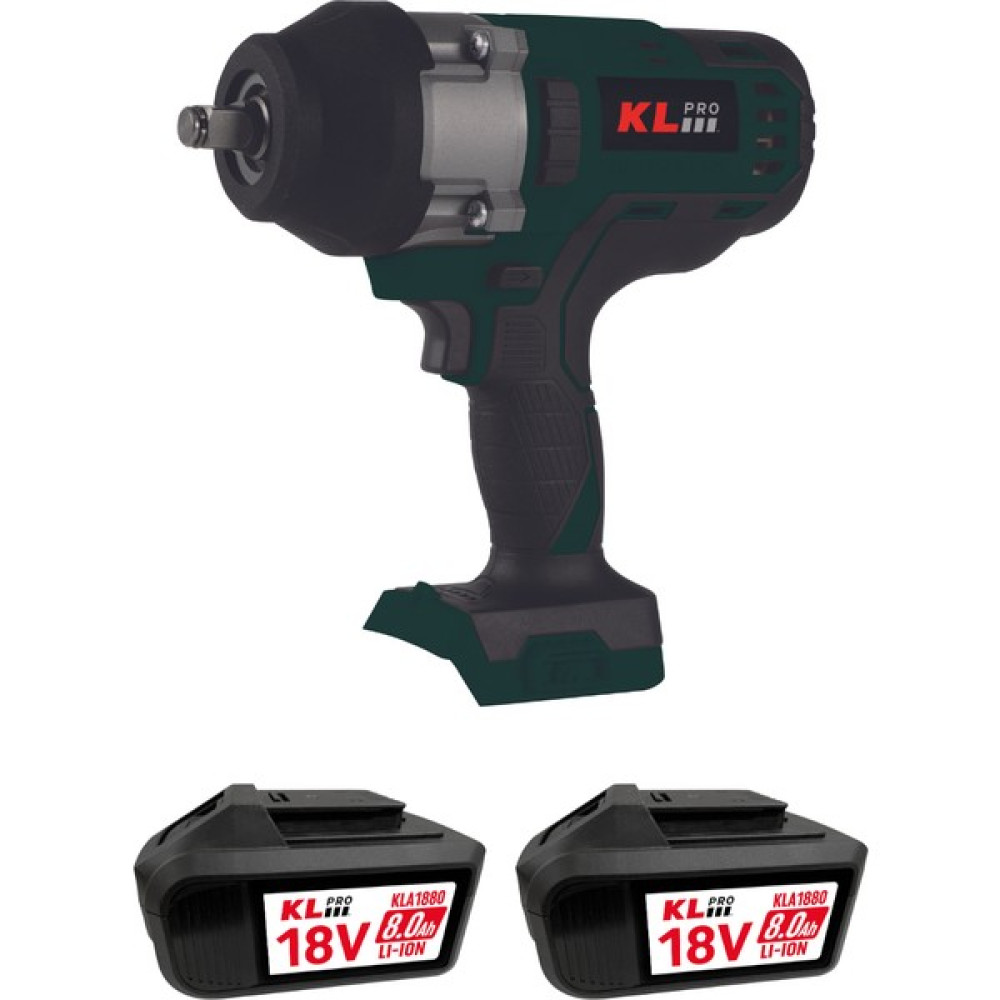 Klpro KLSS18BHX-80 18V/8.0AH. 800NM Kömürsüz Çift Akülü Şarjlı Somun Sıkma/sökme Makinesi Somun Sıkma Makinesi Fiyatı