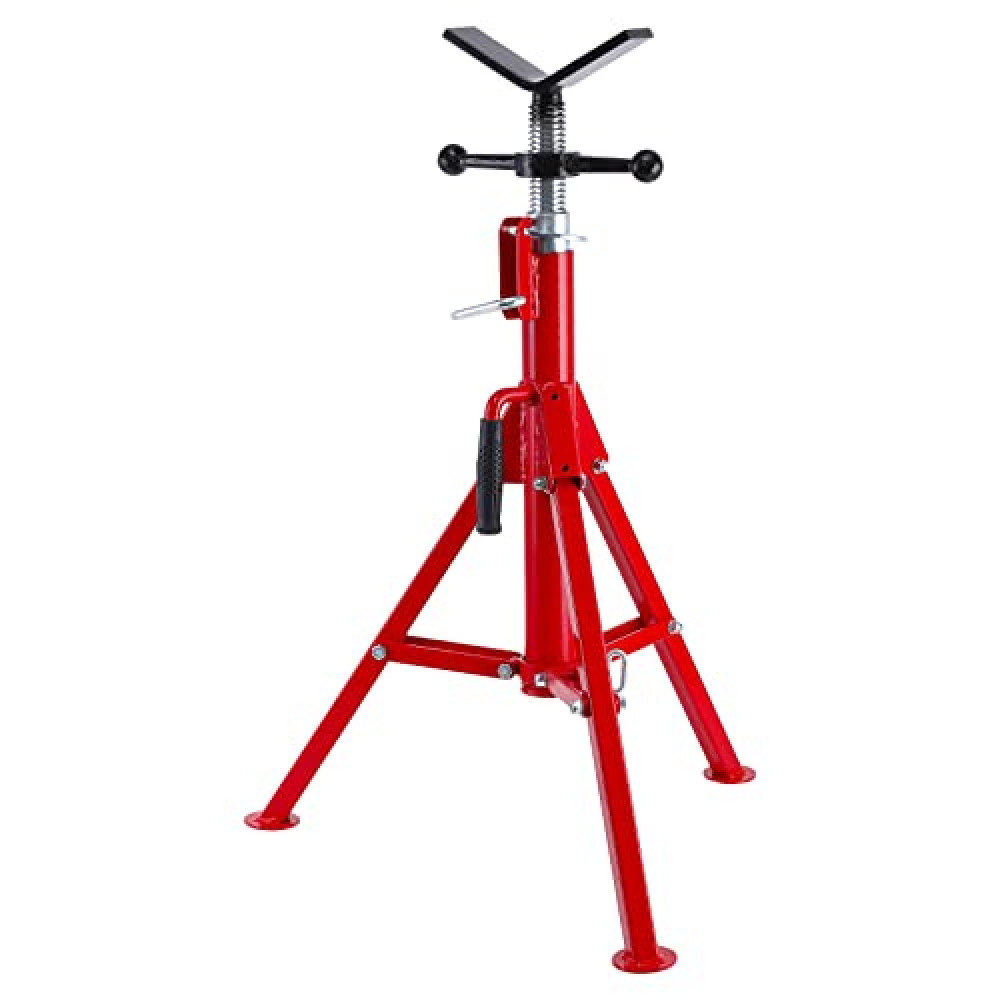 Klysiora Heavy Duty Steel Jack Stand 1/8“-12” Capacity V Head Pipe Jack Stand 28“-52” Portable Folding Pipe Stand 2500 lb. Load Carbon Steel Body Rugged and Durable Oto, Bahçe, Yapı Market Fiyatı