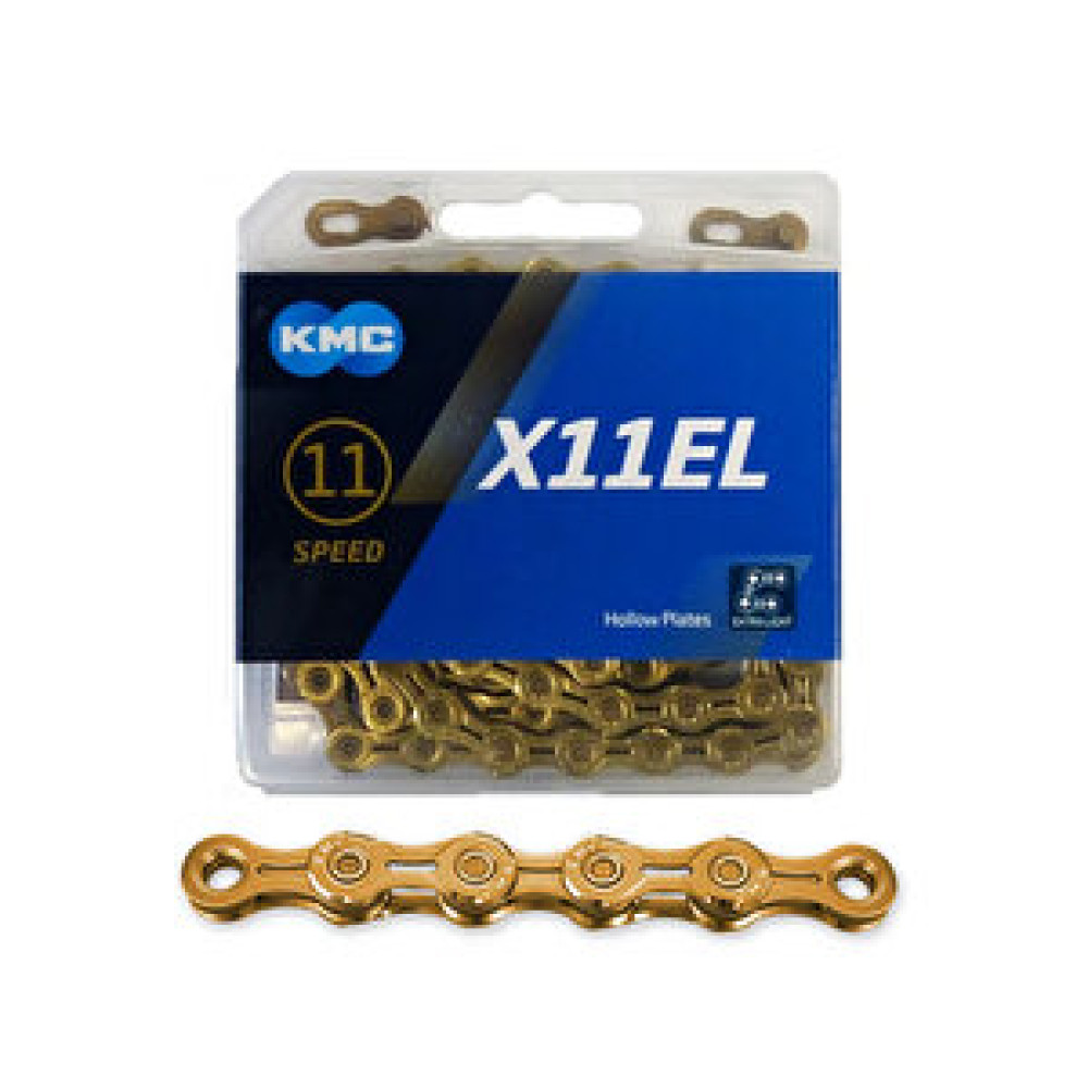 KMC Kmc X11el Gold Ti-n 11 Vites 118 Bakla Extra Light Bisiklet Zinciri Bisiklet Aksesuarları Fiyatı