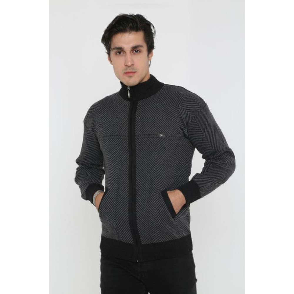 KMK Kombin Baba Süper Battal Triko Fermuarlı Örme Hırka & Kazak Erkek Hırkalar Fiyatı