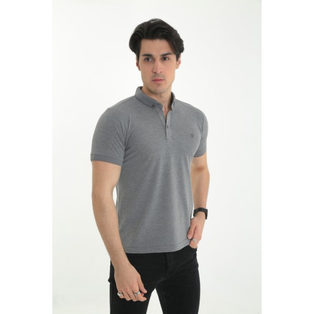 KMK Kombin Erkek Slimfit Düz Model Polo Yaka Tişört-T-Shirt Erkek T-shirt Fiyatı