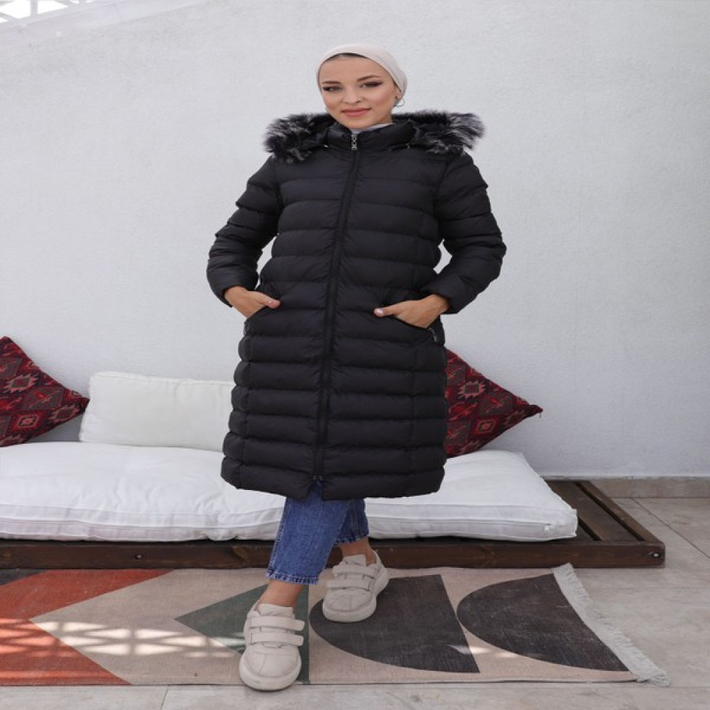 Kmkkombin Bayan Uzun Spor Şişme Mont Bayan Mont Fiyatı