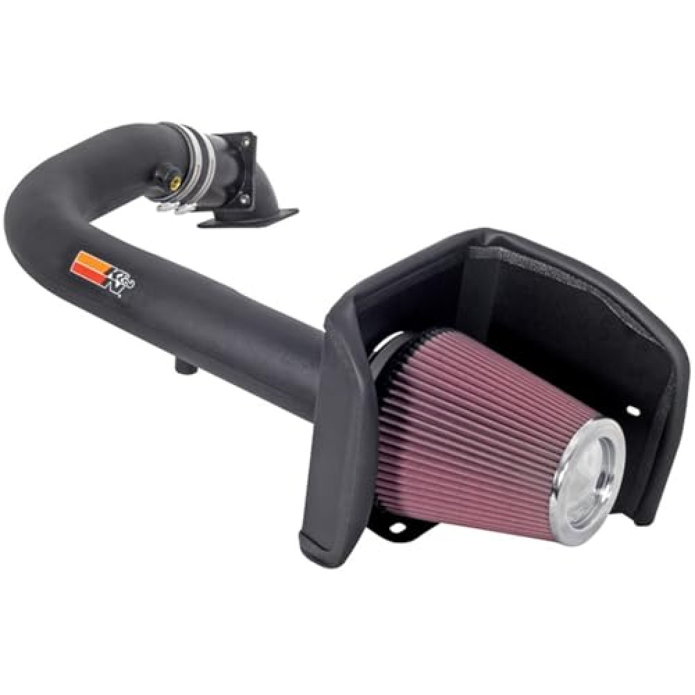 K&N Cold Air Intake System: High-Flow Air Filter, Increase Performance & Towing: Compatible with 2004-2008 FORD/LINCOLN: Expedition, F150, Mark LT, 57-2556