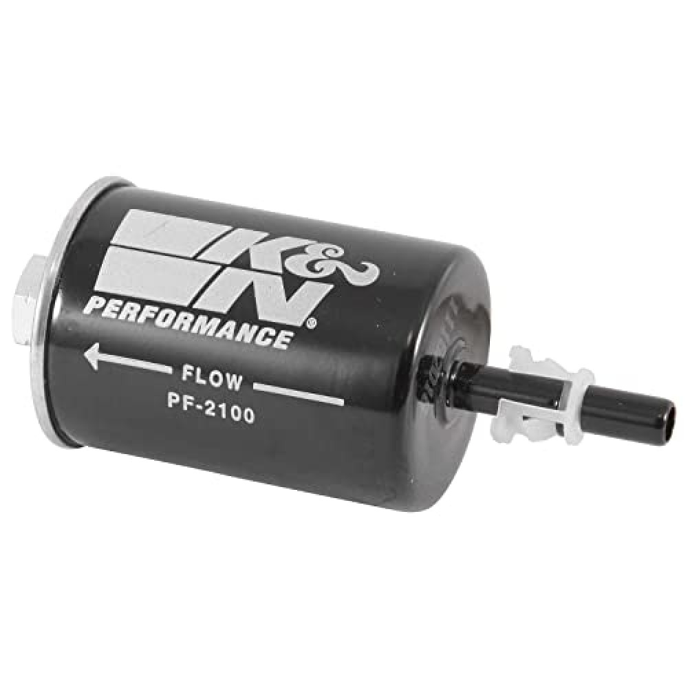 K&N Gasoline Fuel Filter: High Performance Fuel Filter, Premium Engine Protection, Compatible with 1982-2012 GM Truck/Passenger Car Fuel Injected Gasoline Engines, PF-2100