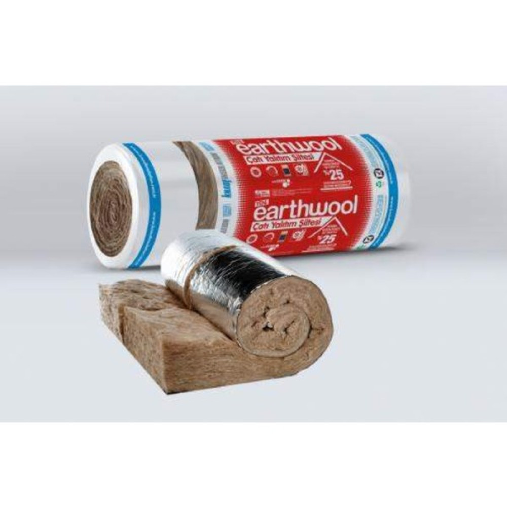 Knauf Mineral Taşyünü Folyolu Çatı Şiltesi 10CM (9,6m²) Dış Cephe Yalıtım Malzemeleri Fiyatı