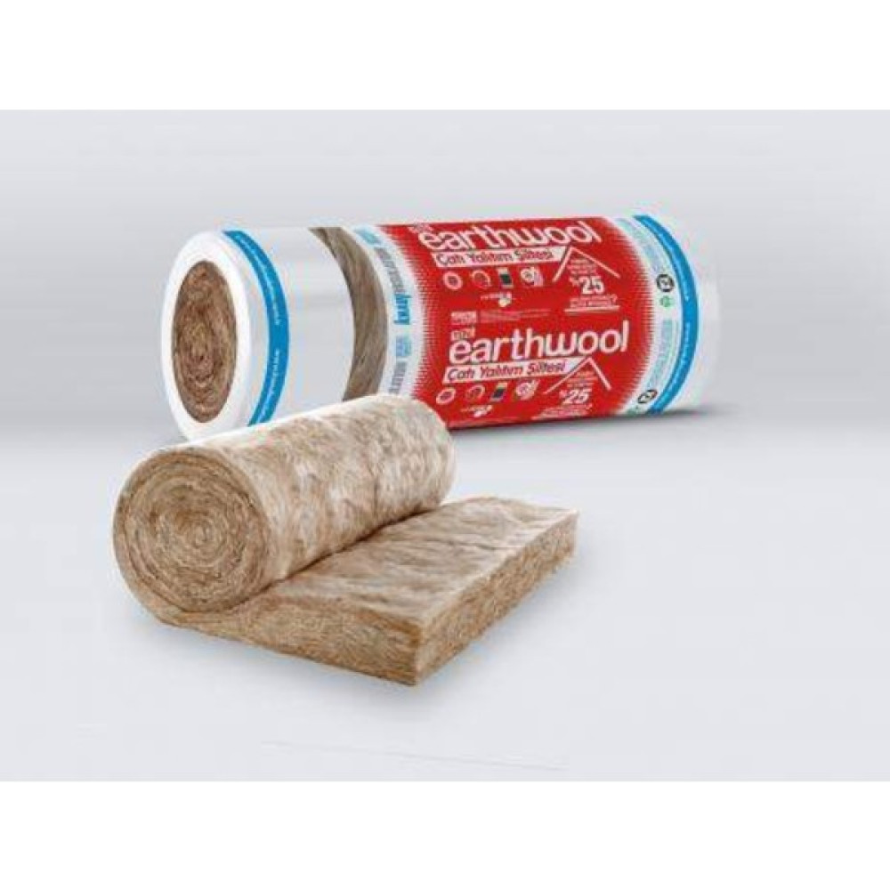 Knauf Mineral Taşyünü Folyosuz Çatı Şiltesi 10CM (9,6m²) Dış Cephe Yalıtım Malzemeleri Fiyatı