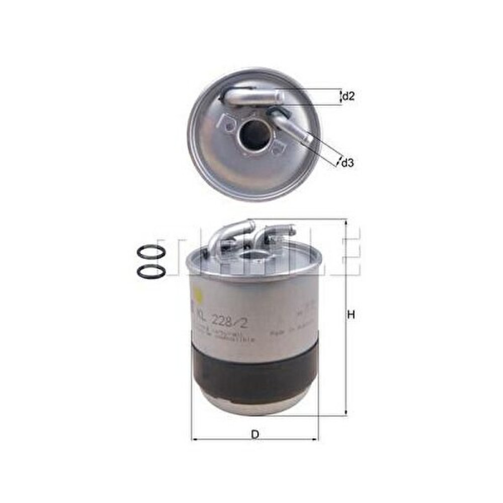 Knecht 646/647 906 Spr/639/169/203/245 Mazot Filtresi - KL 228/2D Mazot Filtresi Fiyatı