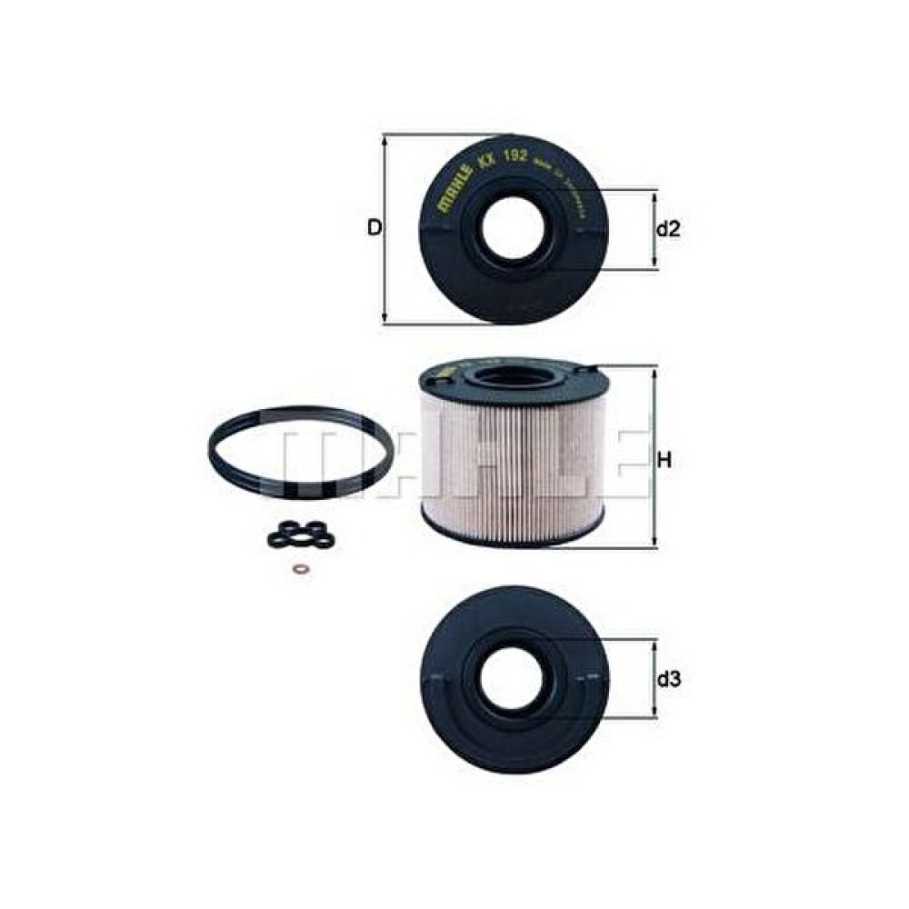 Knecht Q7 Touareg 3.0 TDI Yakıt Filtresi - KX 192D Mazot Filtresi Fiyatı