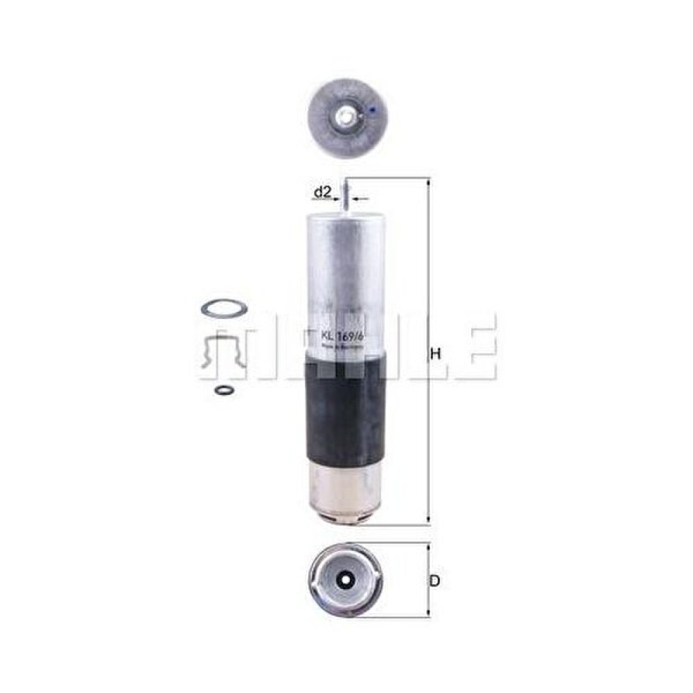 Knecht Yakıt Filtresi - KL 169/6D Mazot Filtresi Fiyatı