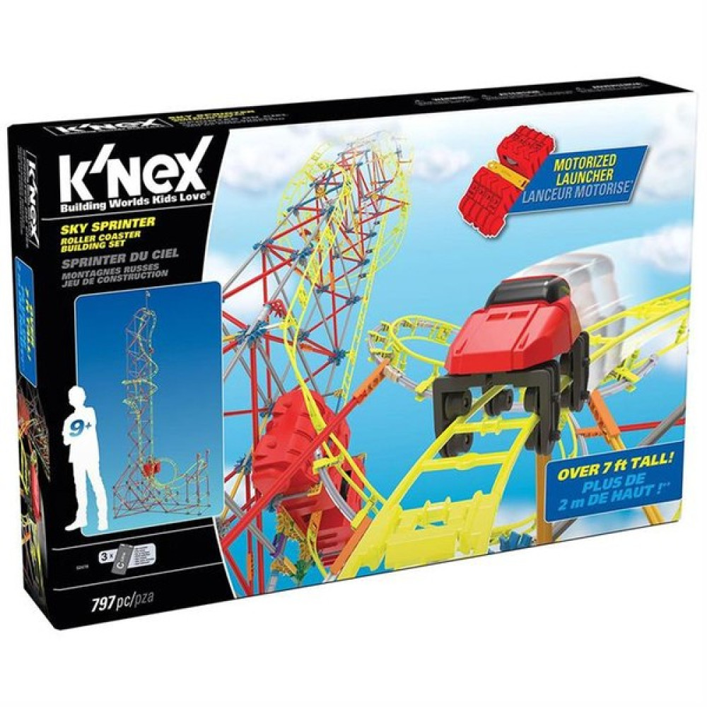 K'Nex Sky Sprinter Roller Coaster Seti (Motorlu) Thrill Rides 52478 Legolar ( Yapım Oyuncakları ) Fiyatı