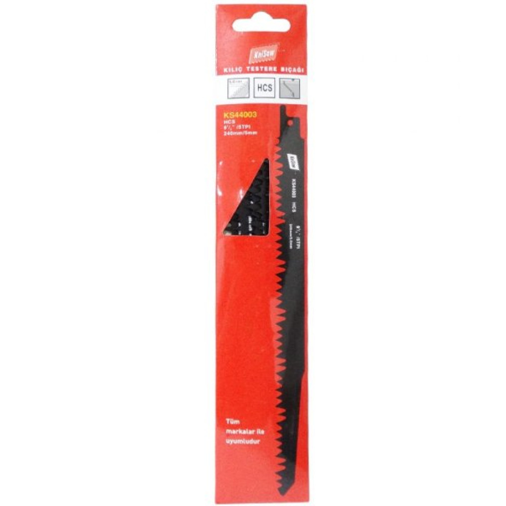 Knisaw Ks44003 Panter Testere Bicagi 240Mm 5 Parca - Ahsap Tilki Kuyruğu Fiyatı