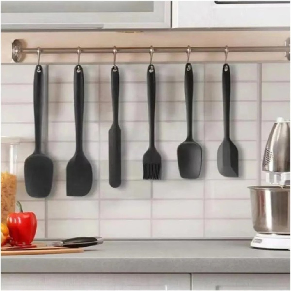 Knittingtr 6 Adet Isıya Dayanıklı Yanmaz Yapışmaz Silikon Spatula Seti | 6'lı Silikon Spatula Seti Bpa Free Mutfak Gereçleri Fiyatı